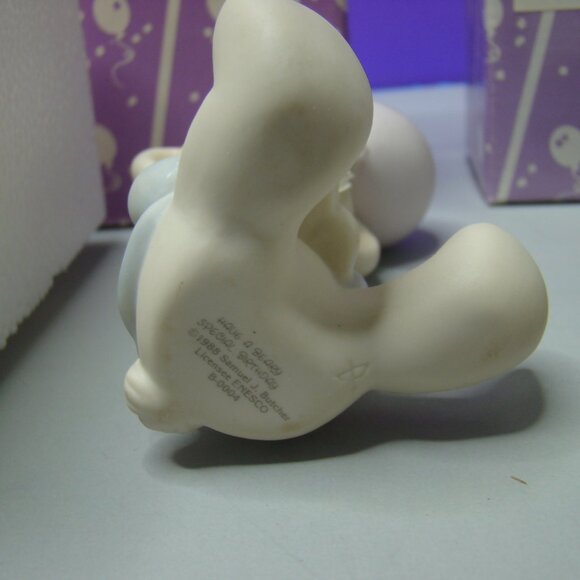 Pair of Precious Moments Symbol of Membership 1989 & 1993 B-0004 & B-0008 Enesco - Picture 7 of 11